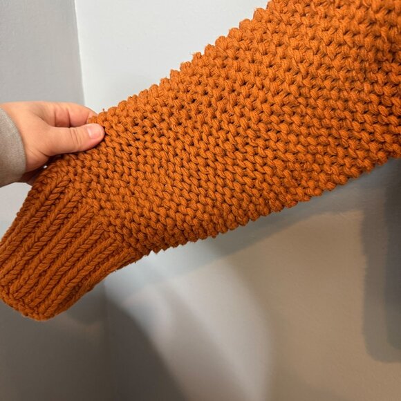 FREE PEOPLE my only sunshine sweater in caramelize size L - Picture 5 of 6